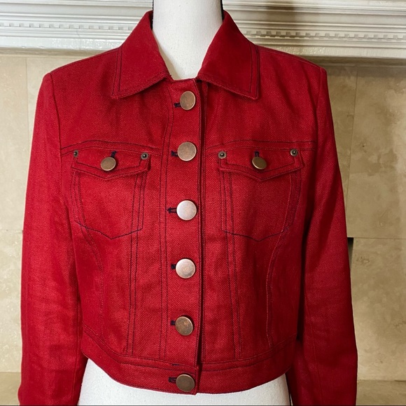 G.E.T Red Jacket size M - Picture 2 of 12